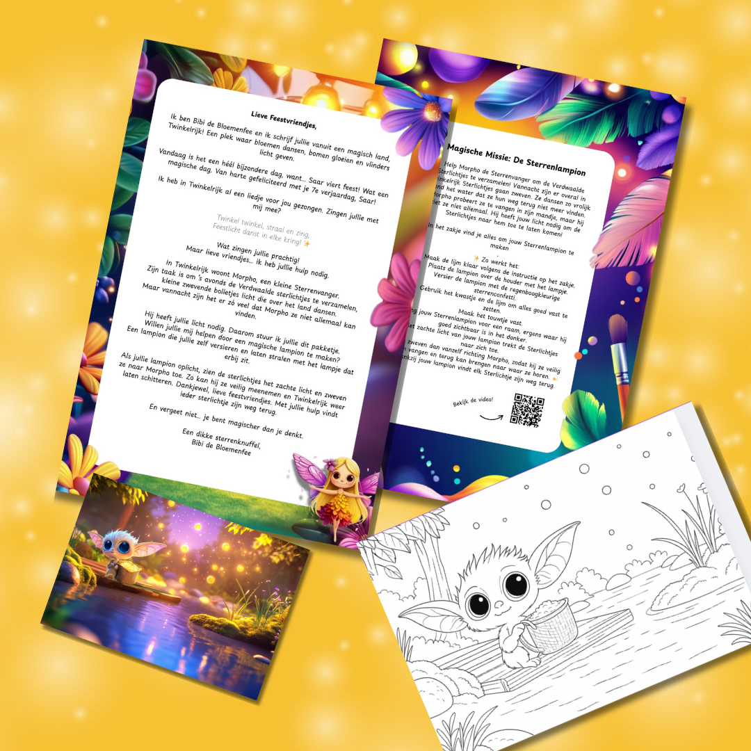 Sterrenlampion – Knutselpakket Kinderfeestje