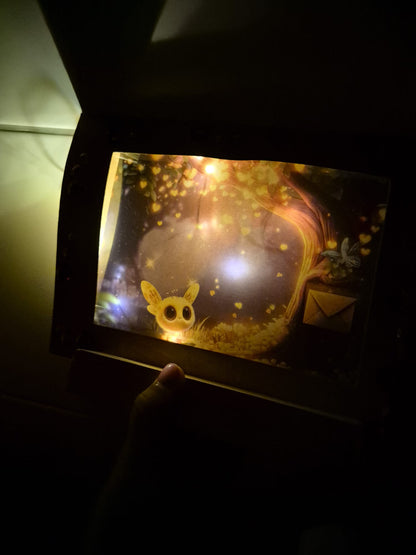 Kinderfeest knutselpakket Twinkelraam met lampje