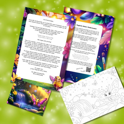 Vlindermasker - knutselpakket kinderfeest