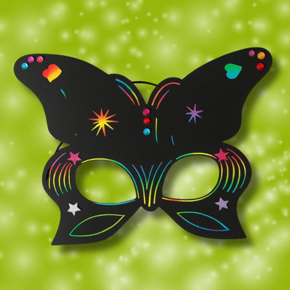 Vlindermasker - knutselpakket kinderfeest